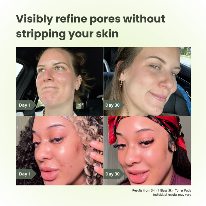 3-in-1 Glass Skin Toner Pads